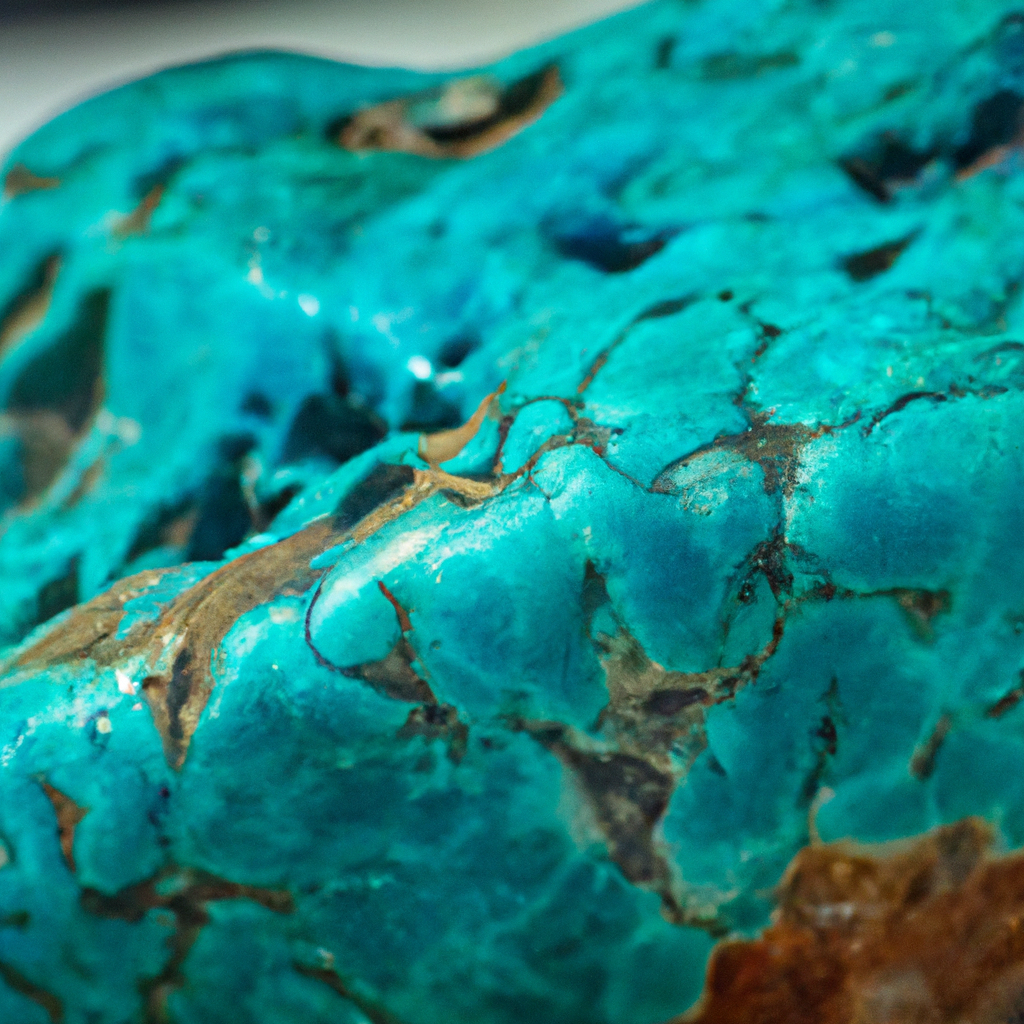 Pierre Turquoise polie