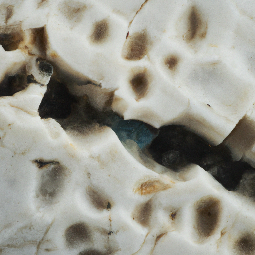 Pierre Howlite polie
