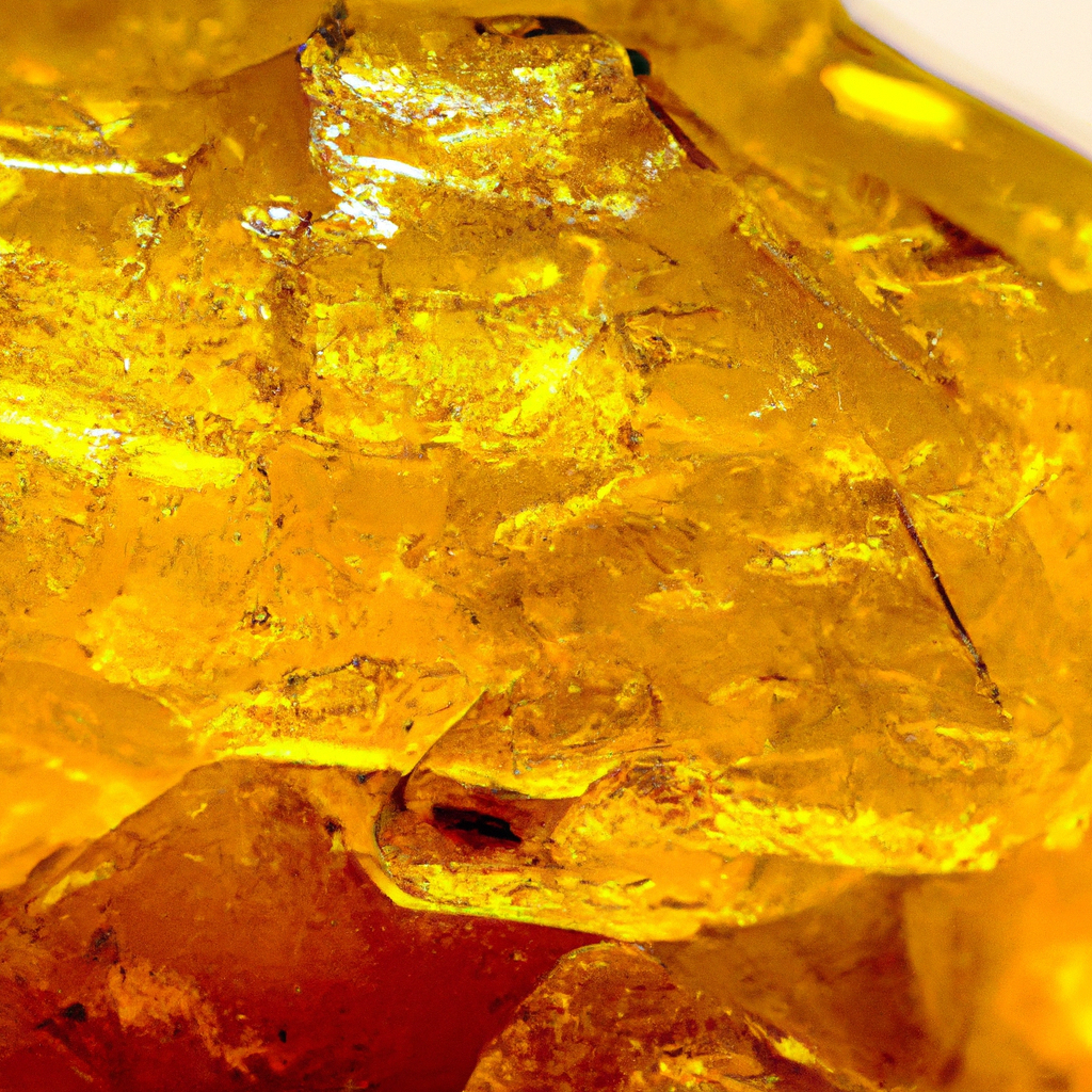 Pierre Citrine polie