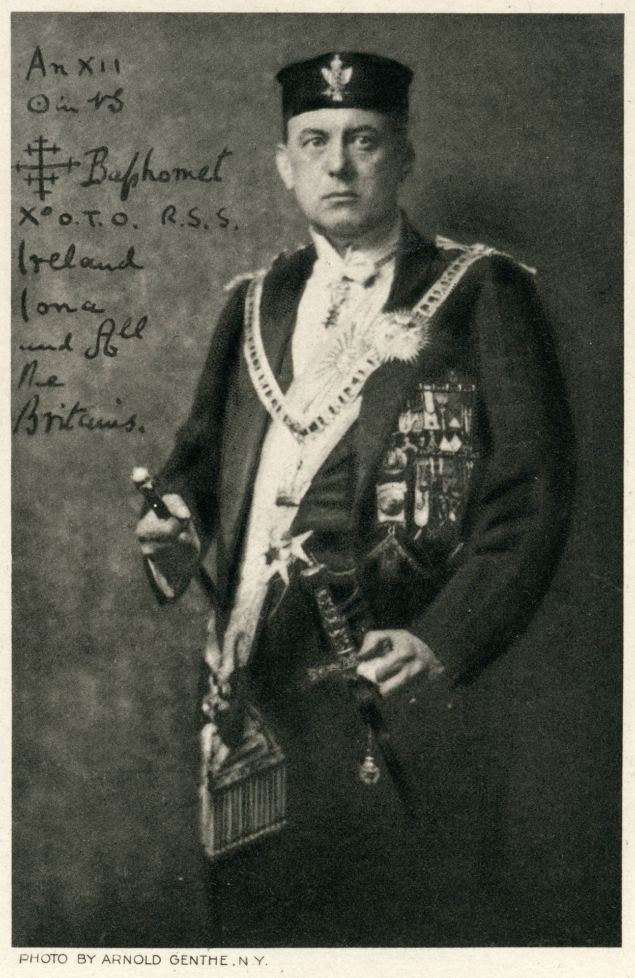 Portrait de Edward Alexander Crowley (Aleister Crowley)