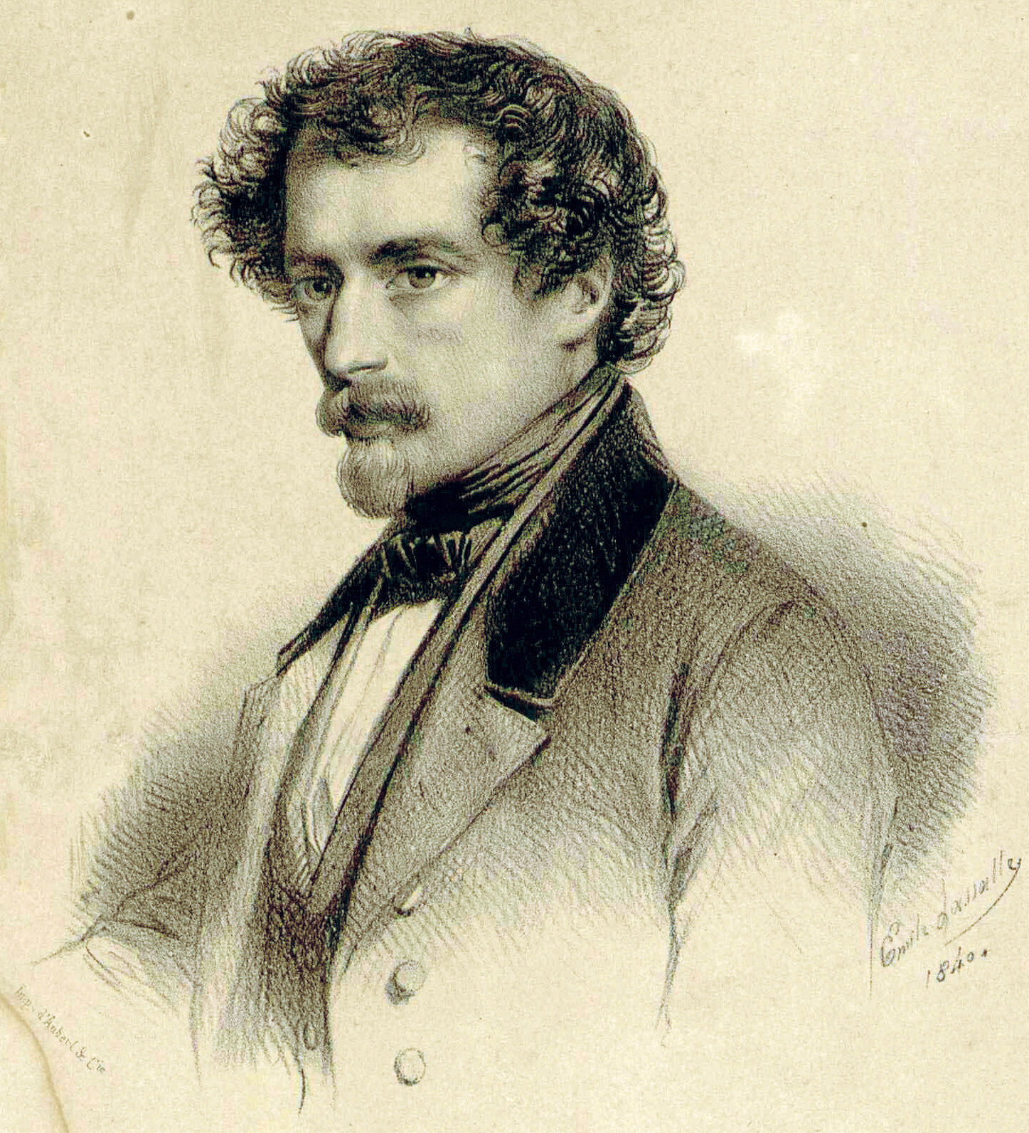 Portrait de Jean Ignace Isidore Gérard (Grandville)
