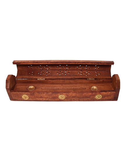 Boite Porte-encens en bois Om 2