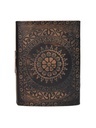 Grimoire en cuir Obsidienne noire - Petit Format 2
