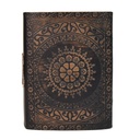 Grimoire en cuir Obsidienne noire - Petit Format 6