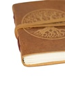 Grimoire en cuir Camel Arbre de vie - Petit Format 2
