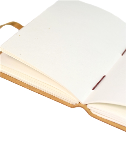 Grimoire en cuir Camel Arbre de vie - Petit Format 3