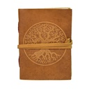 Grimoire en cuir Camel Arbre de vie - Petit Format 4