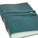 Grimoire en cuir Bleu Soleil - Petit Format 5