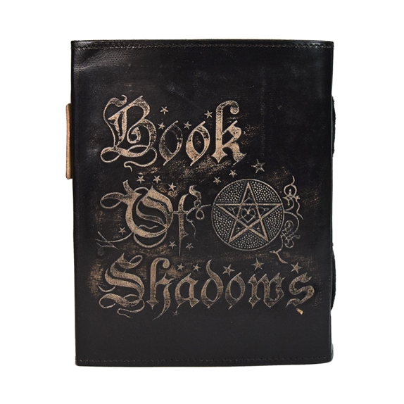 Grimoire en cuir Noir Pentacle - Petit Format 6