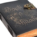 Grimoire en cuir Noir Pentacle - Petit Format 7