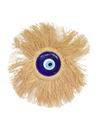 Suspension murale Raphia Oeil de Nazar Rond 25 cm 2