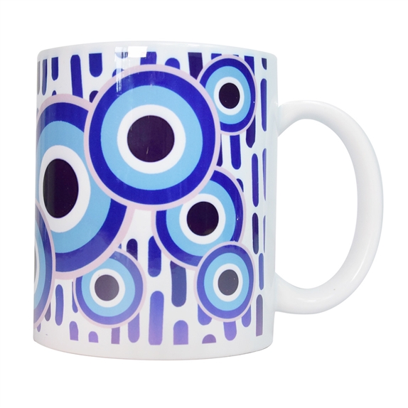 Tasse en céramique Oeil de Nazar Bleue 3