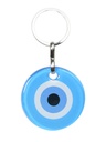 Porte-clés Oeil de Nazar en Verre Bleu clair 2