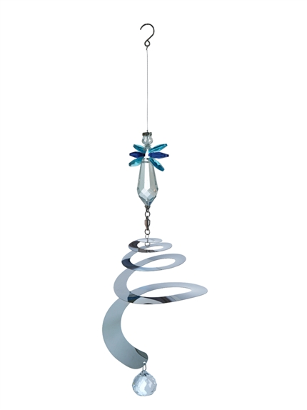 Mobile Attrape-soleil Cristal Ruban Bleu 2
