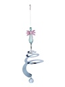 Mobile Attrape-soleil Cristal Ruban Rose 2