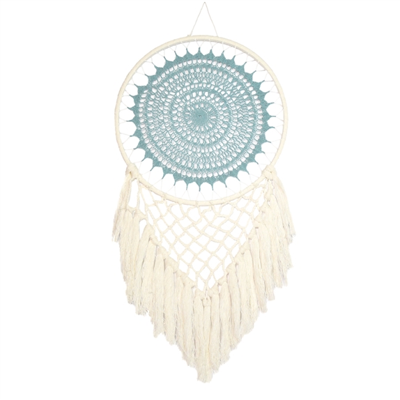 Attrape-rêves Macramé Vert sauge 30 cm 2