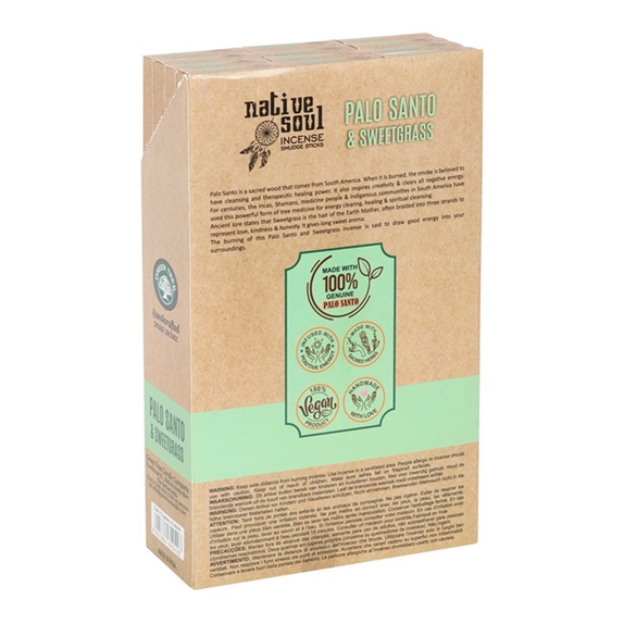 Encens Green Tree Native Soul Palo Santo & Foin d'odeur - 15 grs 2