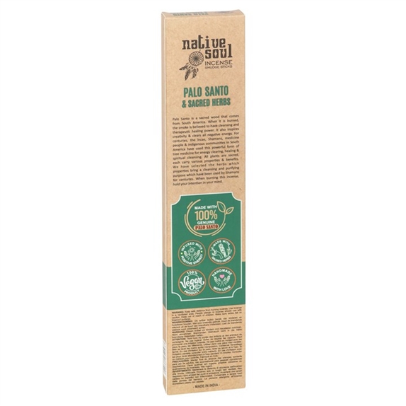 Encens Green Tree Native Soul Palo Santo & Herbes Sacrées - 15 grs 4