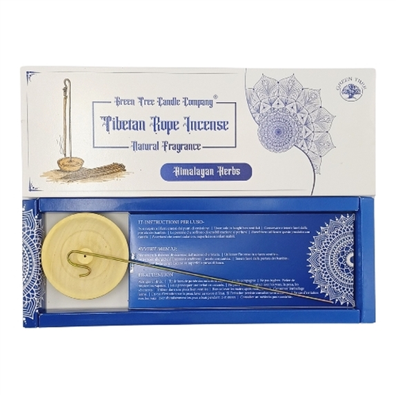 Encens cordelette avec porte-encens - Herbes de l'Himalaya 4