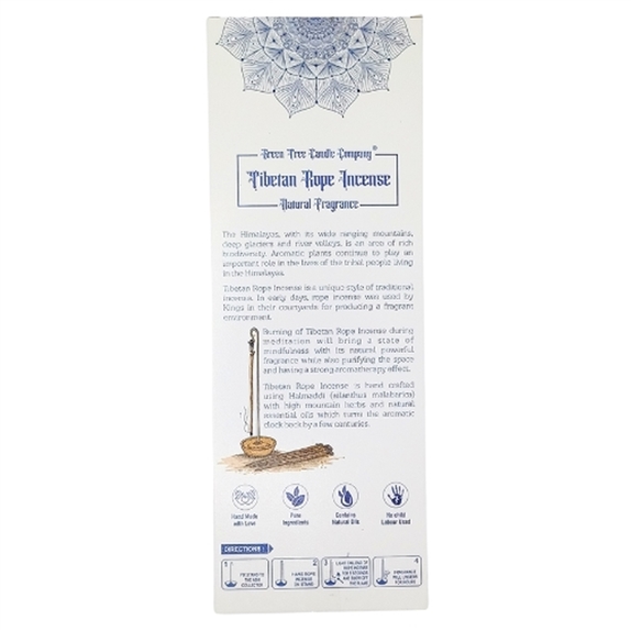 Encens cordelette avec porte-encens - Herbes de l'Himalaya 5