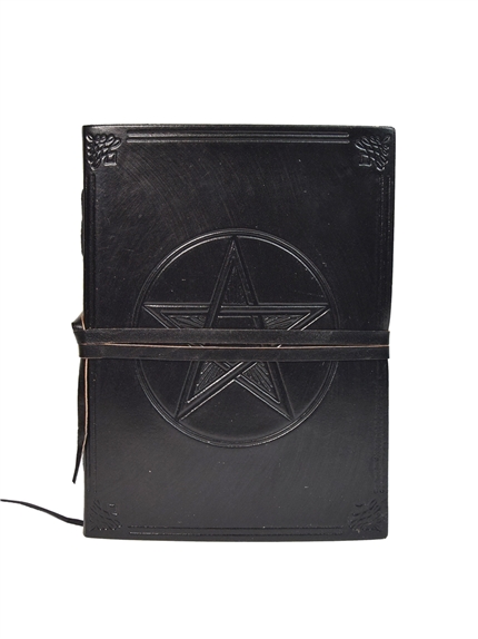 Grimoire en Cuir Pentacle 2