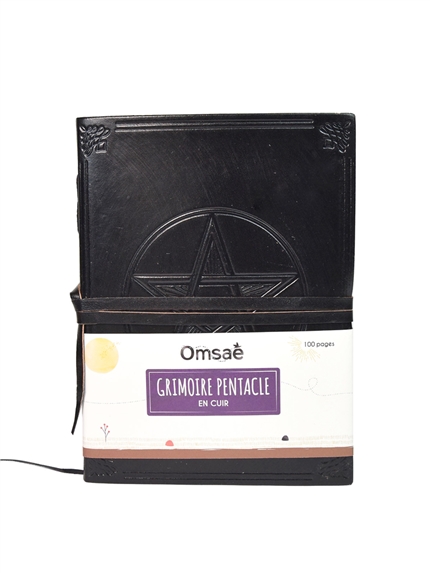 Grimoire en Cuir Pentacle 6
