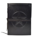 Grimoire en Cuir Pentacle 7