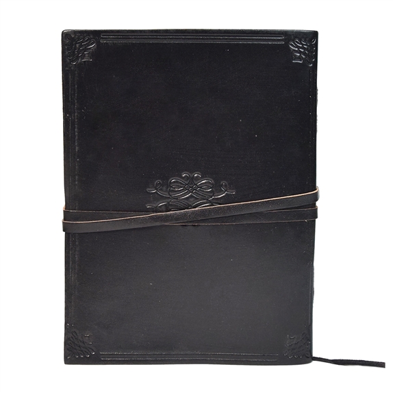 Grimoire en Cuir Pentacle 8