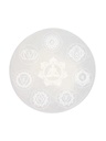 Plaque en Sélénite 7 Chakras 12 cm 2