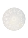 Plaque en Sélénite Roue du Zodiaque 14 cm 2