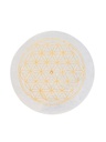 Porte-encens rond gravé Fleur de Vie 2