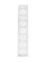 Porte-encens sélénite 7 Chakras 20 cm 2