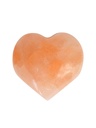 Coeur en Sélénite Orange 3