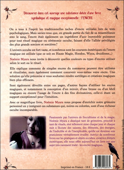 Grimoire des Encres Magiques - Confection - Magie - Mancie 2