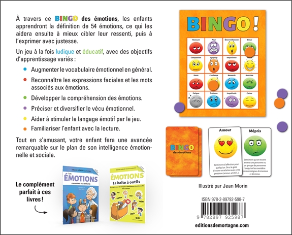 Bingo des émotions - Coffret 2