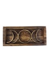 Support en bois et porte-carte de Tarot Triple Lune - Naturel 2