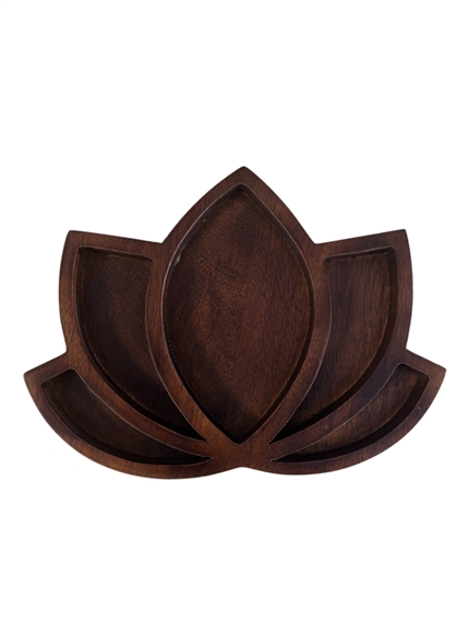 Support en bois Lotus - Naturel 2
