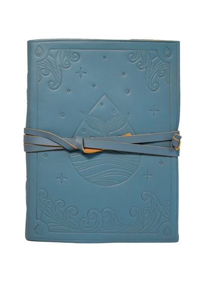 Grimoire en cuir Elément Eau 2