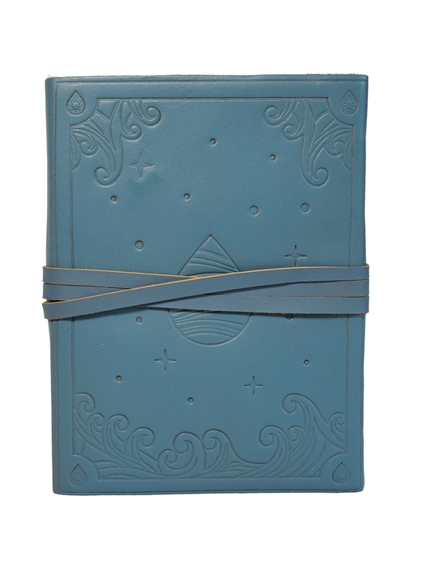 Grimoire en cuir Elément Eau 3