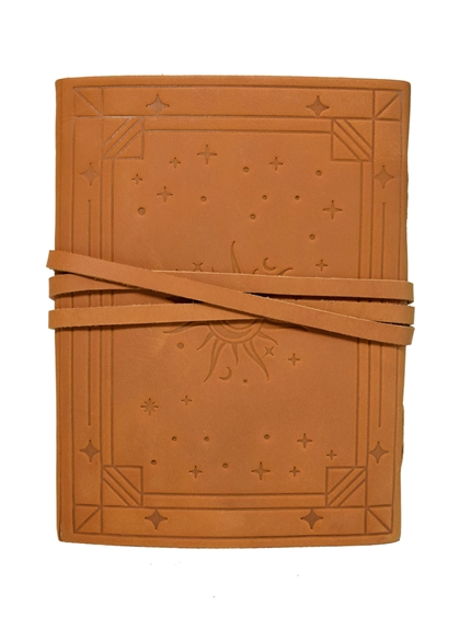 Grimoire en cuir Elément Feu 3
