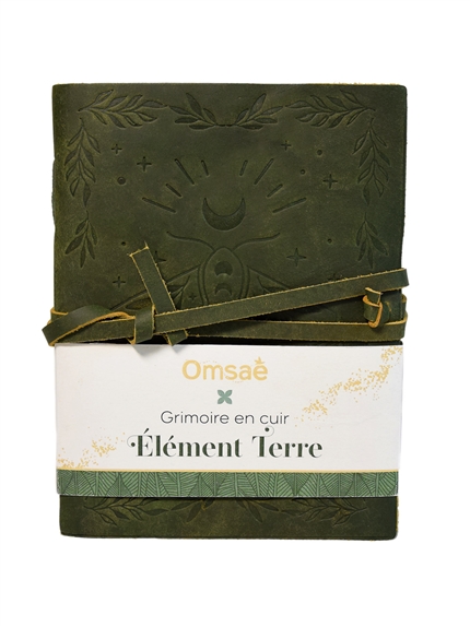 Grimoire en cuir Elément Terre 5