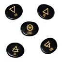 Galets Obsidienne Noire 5 éléments 6