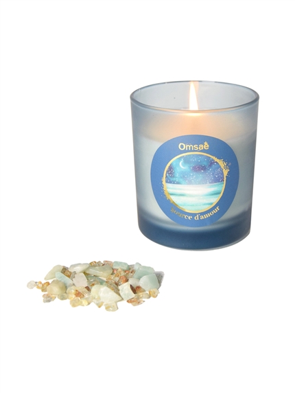 Bougie Lithothérapie Source d'Amour 3