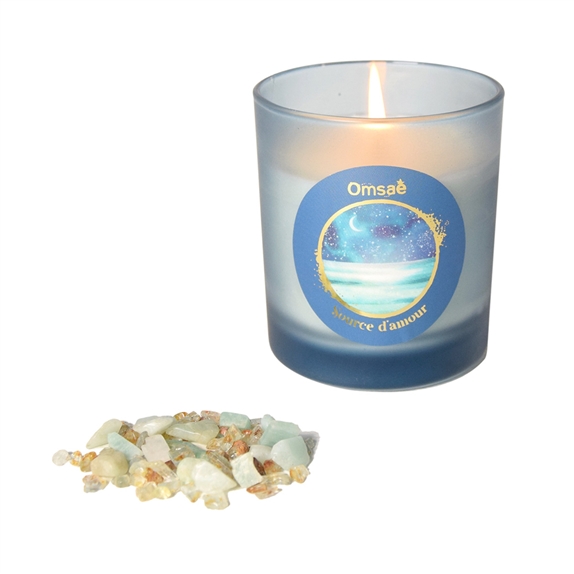 Bougie Lithothérapie Source d'Amour 9