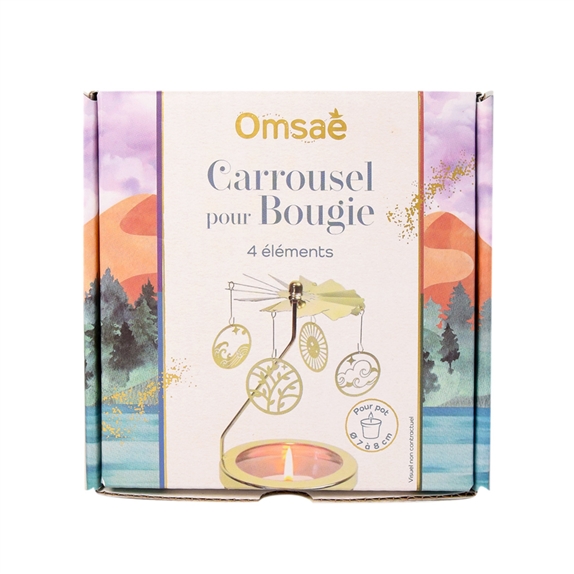 Carrousel pour Bougie 4 Éléments 8