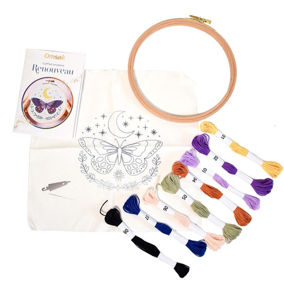 Coffret Broderie Papillon 6