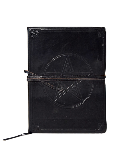 Grimoire en Cuir Pentacle 1