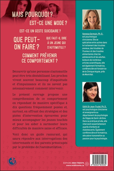 L'automutilation chez l'adolescent et le jeune adulte - 10 questions sur... 2