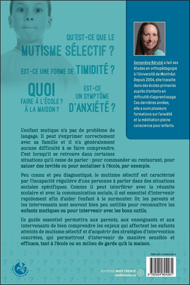 Le mutisme sélectif chez l'enfant - 10 questions sur... 2