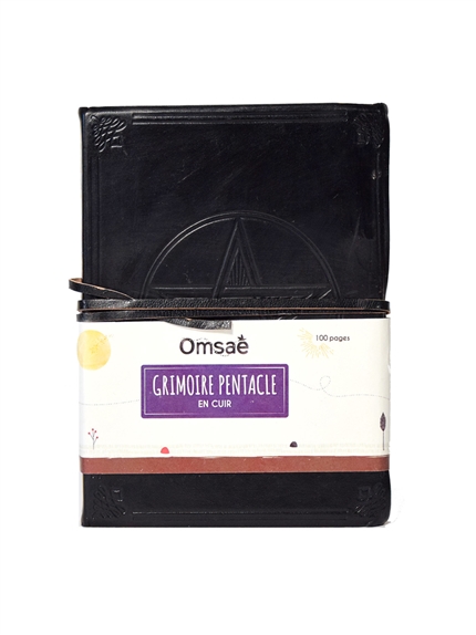 Grimoire en Cuir Pentacle 7